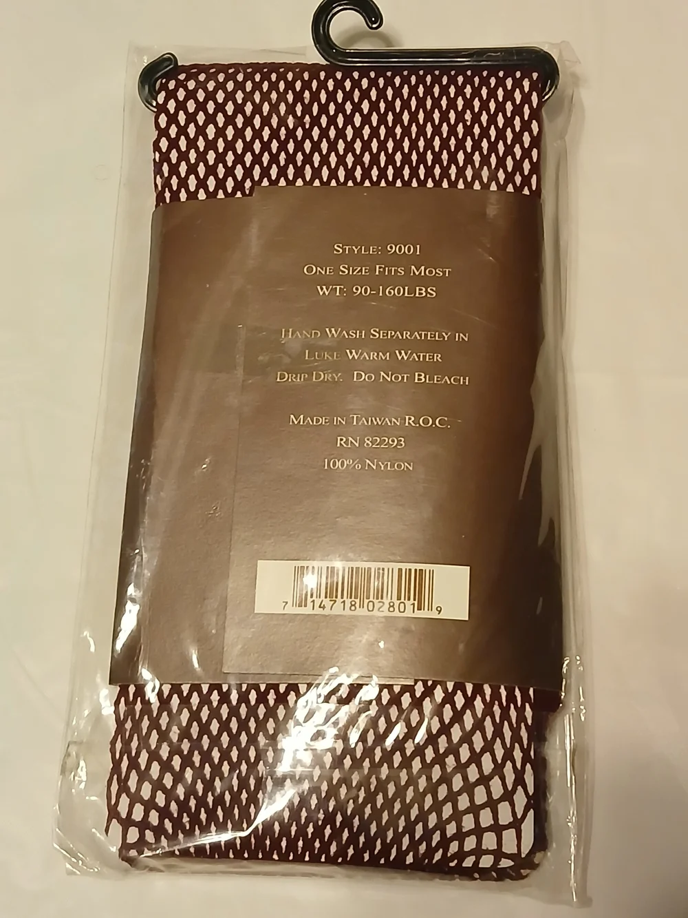 Leg Avenue Burgundy Fishnet Pantyhose - Stylish Fishnet Tights